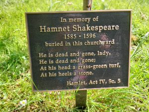 Plaque for Hamnet